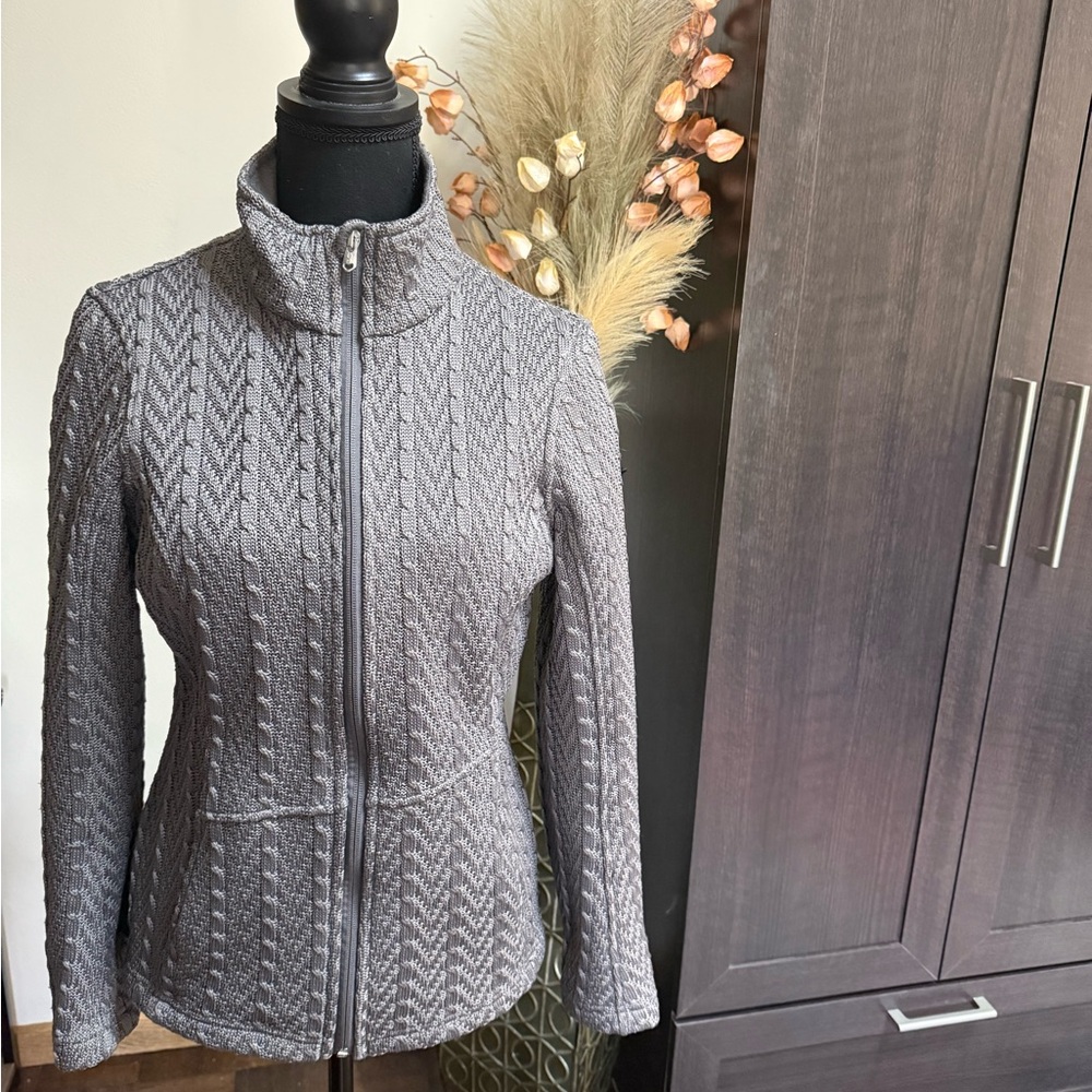 Spyder cable knit lightweight jacket